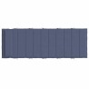 Coussin de chaise longue bleu marine 180x60x4 cm tissu oxford 