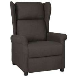 Fauteuil inclinable Taupe Tissu 