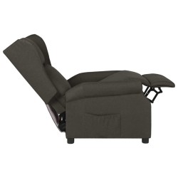 Fauteuil inclinable Taupe Tissu 