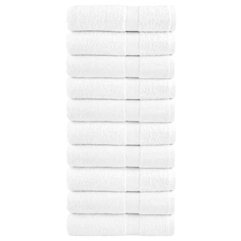 Essuie-mains de qualité supérieure SOLUND 10 pcs blanc 600 g/m² 