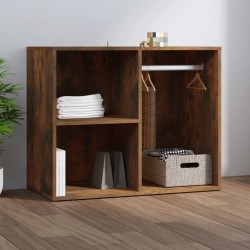 Armoire de dressing Chêne fumé 80x40x65 cm Bois d'ingénierie 