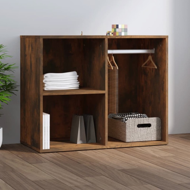 Armoire de dressing Chêne fumé 80x40x65 cm Bois d'ingénierie Armoire de dressing Chêne fumé 80x40x65 cm Bois d'ingénierie