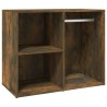 Armoire de dressing Chêne fumé 80x40x65 cm Bois d'ingénierie 