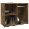 Armoire de dressing Chêne fumé 80x40x65 cm Bois d'ingénierie 