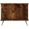 Table basse chêne fumé 90x50x40 cm bois d'ingénierie 