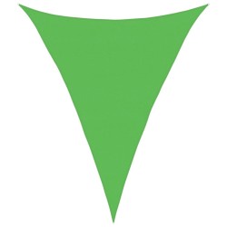 Voile d'ombrage 160 g/m² Vert clair 5x7x7 m PEHD 