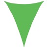 Voile d'ombrage 160 g/m² Vert clair 5x7x7 m PEHD 