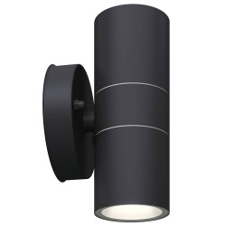 Applique murale LED d'extérieur 2 pcs Acier inoxydable haut bas 