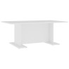 Table basse blanc 103,5x60x40 cm bois d'ingénierie 
