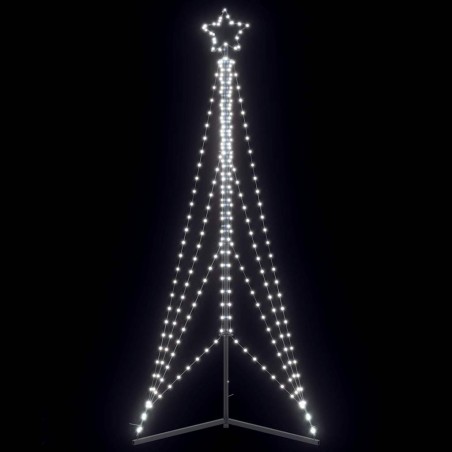 Sapin de Noël à LED 483 LED blanc froid 240 cm 