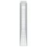 Panier de gabions arqué 400x30x180/200 cm Fer galvanisé 