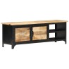 Meuble TV 120x30x40 cm Bois massif de manguier 