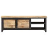 Meuble TV 120x30x40 cm Bois massif de manguier 