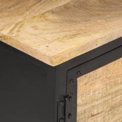 Meuble TV 120x30x40 cm Bois massif de manguier 