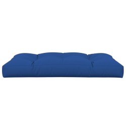 Coussin de palette bleu royal 120x80x12 cm tissu 