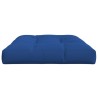 Coussin de palette bleu royal 120x80x12 cm tissu 