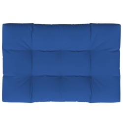 Coussin de palette bleu royal 120x80x12 cm tissu 