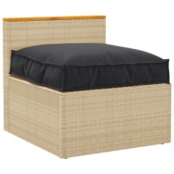 Coussin pallet noir 70x70x12 cm en tissu Oxford 