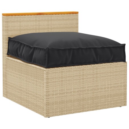 Coussin pallet noir 70x70x12 cm en tissu Oxford 