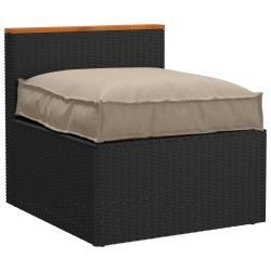 Coussin de palettepour siège Taupe 70x70x12 cm en tissu Oxford 