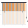 Store roulant d'extérieur 170x250 cm Jaune et bleu 