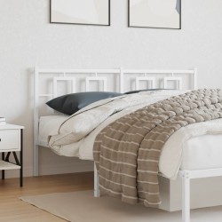 Tête de lit métal blanc 150 cm 