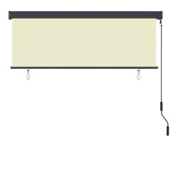Store roulant d'extérieur 170 x 250 cm Crème 
