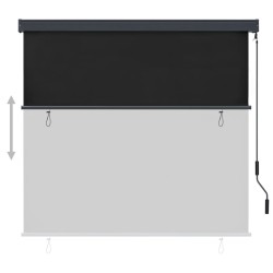 Store roulant d'extérieur 170 x 250 cm Anthracite 