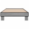 Cadre de lit sans matelas sonoma gris 100x200 cm 