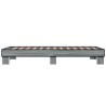 Cadre de lit sans matelas sonoma gris 100x200 cm 
