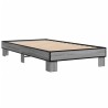 Cadre de lit sans matelas sonoma gris 100x200 cm 
