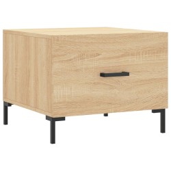 Table basse Chêne sonoma 50x50x40 cm Bois d'ingénierie 