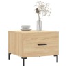 Table basse Chêne sonoma 50x50x40 cm Bois d'ingénierie 