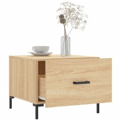 Table basse Chêne sonoma 50x50x40 cm Bois d'ingénierie 