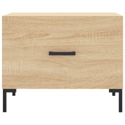 Table basse Chêne sonoma 50x50x40 cm Bois d'ingénierie 