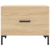 Table basse Chêne sonoma 50x50x40 cm Bois d'ingénierie 
