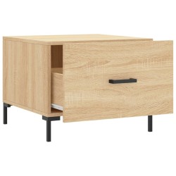 Table basse Chêne sonoma 50x50x40 cm Bois d'ingénierie 
