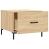 Table basse Chêne sonoma 50x50x40 cm Bois d'ingénierie 