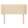 Tête de lit avec oreilles Crème 93x23x78/88 cm Tissu 