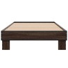 Cadre de lit sans matelas chêne marron 100x200 cm 