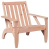 Chaise de jardin adirondack 75x77x77 cm bois massif de douglas 