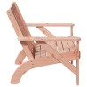 Chaise de jardin adirondack 75x77x77 cm bois massif de douglas 