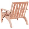 Chaise de jardin adirondack 75x77x77 cm bois massif de douglas 
