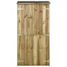 Abri à outils pour jardin Pin 85x48x177 cm 
