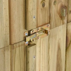 Abri à outils pour jardin Pin 85x48x177 cm 