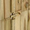 Abri à outils pour jardin Pin 85x48x177 cm 