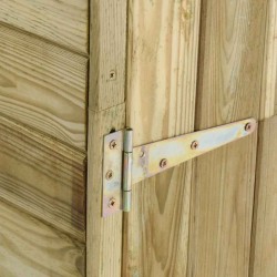 Abri à outils pour jardin Pin 85x48x177 cm 