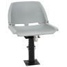 Sièges bateau lot de 2 piédestal hauteur réglable pivotant 360° 