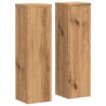 Supports pour plantes 2 pcs chêne artisanal bois d'ingénierie 