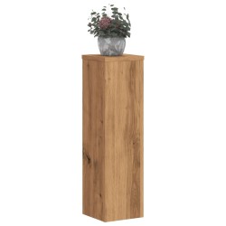 Supports pour plantes 2 pcs chêne artisanal bois d'ingénierie 